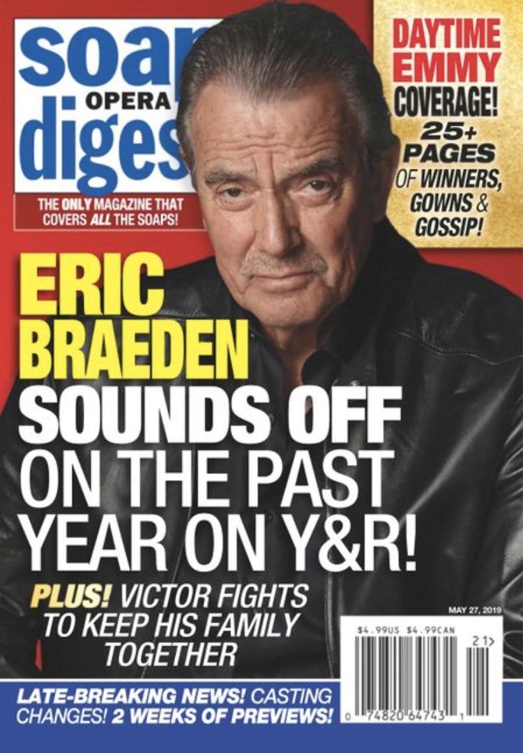 Soap Opera Digest, Eric Braeden, The Young and the Restless