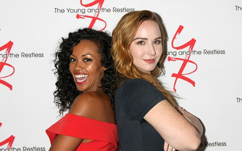 Mishael Morgan, Camryn Grimes, The Young and the Restless