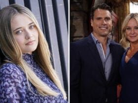 Reylynn Caster, Joshua Morrow, Sharon Case, The Young and the Restless