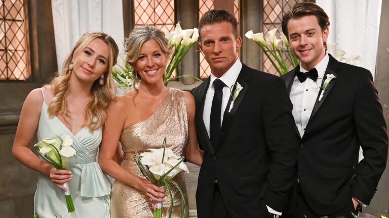 Eden McCoy, Laura Wright, Steve Burton, Chad Duell, General Hospital