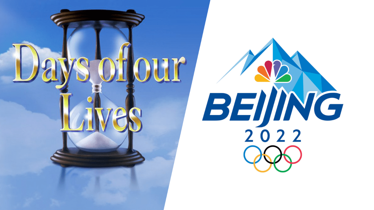 Nbc Olympics 2022 Schedule Days Of Our Lives' To Go On Scheduled Hiatus Due To Nbc's Coverage Of The  2022 Winter Olympics