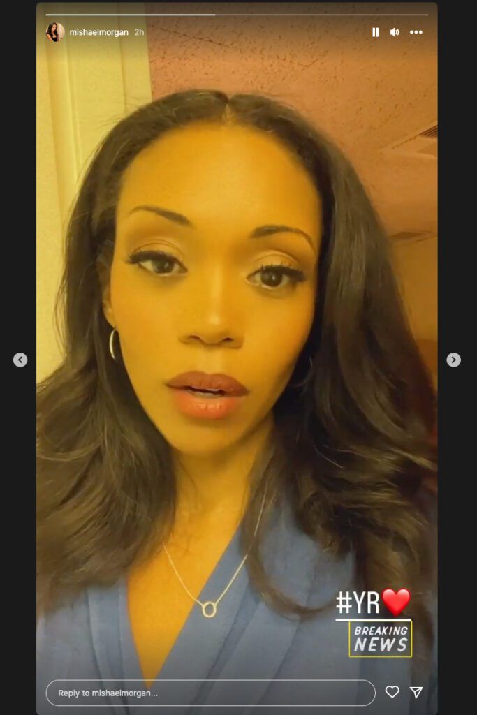 Mishael Morgan, Instagram, The Young and the Restless, Young and Restless, Young & Restless, Y&R, #YR, #YoungandRestless, #TheYoungandtheRestless