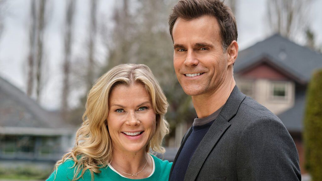 Alison Sweeney, Cameron Mathison, Carrot Cake Murder: A Hannah Swensen Mystery, Hallmark Movies & Mysteries