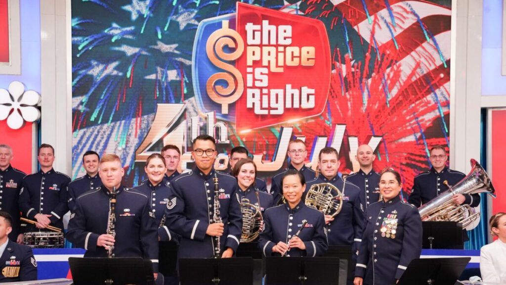 The Band of The Golden West, United States Air Force Band, The Price is Right, #PriceIsRight, Fremantle