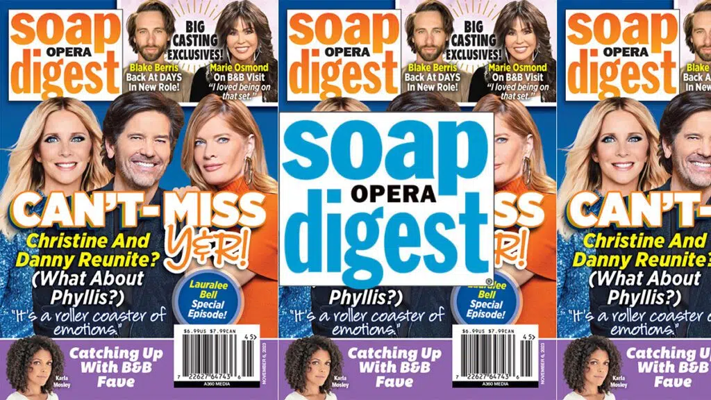 a360media Discontinues Weekly Print Edition of Soap Opera Digest, Shifting Resources to Digital Soap Opera Digest, The Bold and the Beautiful, Days of our Lives, General Hospital, The Young and the Restless
