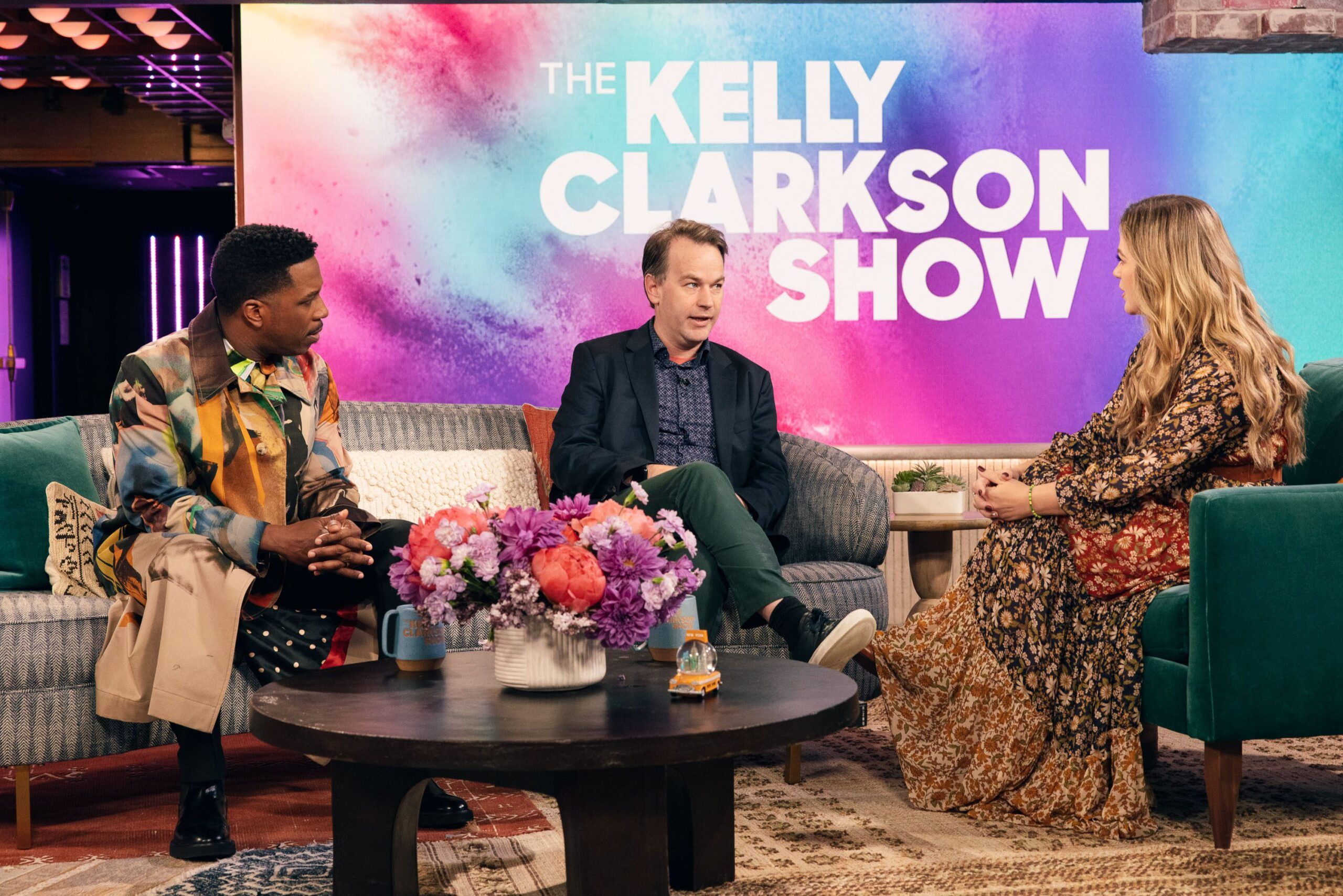 Leslie Odom Jr., Mike Birbiglia, Kelly Clarkson, The Kelly Clarkson Show, Kelly Clarkson Show, #KellyClarkson, #KellyClarksonShow