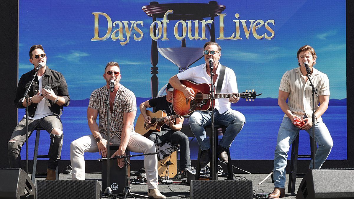 Brandon Barash, Eric Martsolf, Wally Kurth and Carson Boatman, The Day Players Band, Days of our Lives, DAYS, DOOL, #DAYS, #DOOL, #DaysofourLives