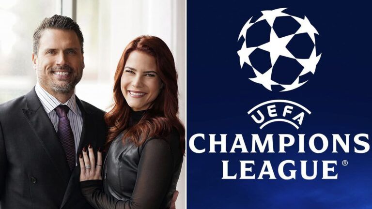 Joshua Morrow, Courtney Hope, The Young and the Restless, The Young & the Restless, Young and the Restless, Young & the Restless, Young and Restless, Young & Restless, Y&R, #YR, #YoungandRestless, UEFA Chamions League, UEFA, Soccer