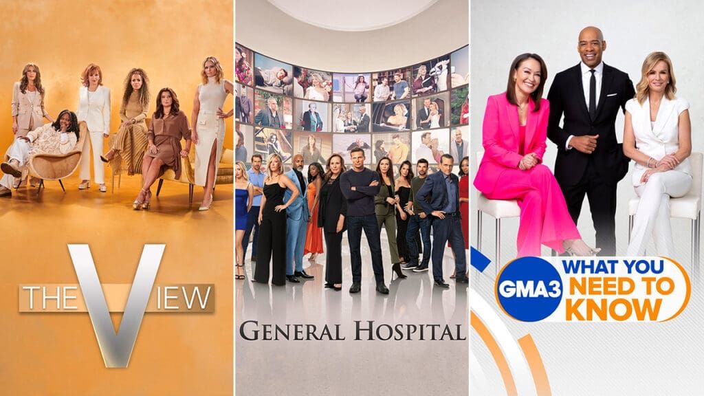 The View, General Hospital, GMA3: What You Need to Know, ABC, ABC Daytime