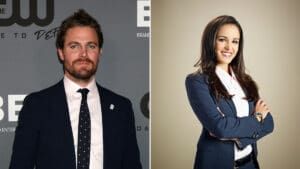Stephen Amell, Melissa Fumero
