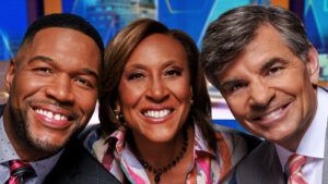 Michael Strahan, Robin Roberts, George Stephanopoulos, Good Morning America