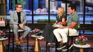 Jon Hamm, Kelly Ripa, Mark Consuelos, Live with Kelly and Mark