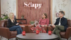 Lauralee Bell, Rebecca Budig, Greg Rikaart, Soapy Hosted by Rebecca Budig and Greg Rikaart