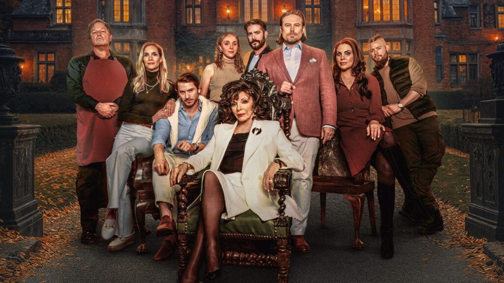 A Murder Between Friends, Joan Collins, Nadia Bjorlin, Jacob Young, Trent Garrett